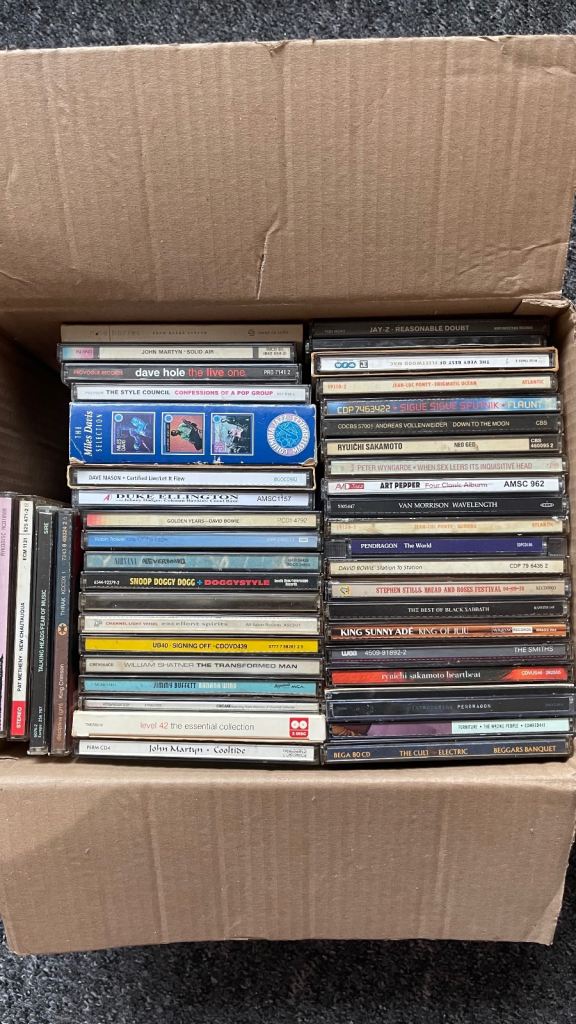 image for RARE - Bulk CDs - 44 CDs worth over £7 each - jay z, king crimson, Bowie, rap, rock - used