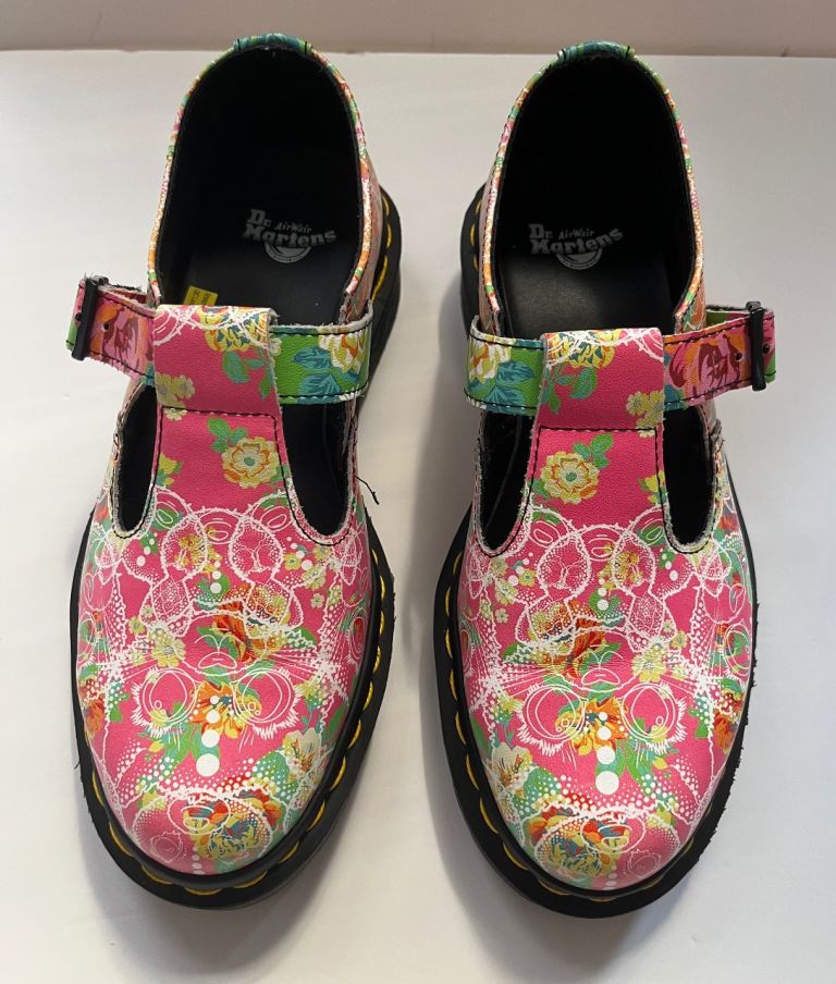 Dr. Martens POLLEY DAZE Flats UK 4 – Multicoloured, Good Condition
