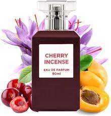 Cherry Incense 80ml EDP Mens Designer Perfume Spray by Fragrance World Eau De Parfum