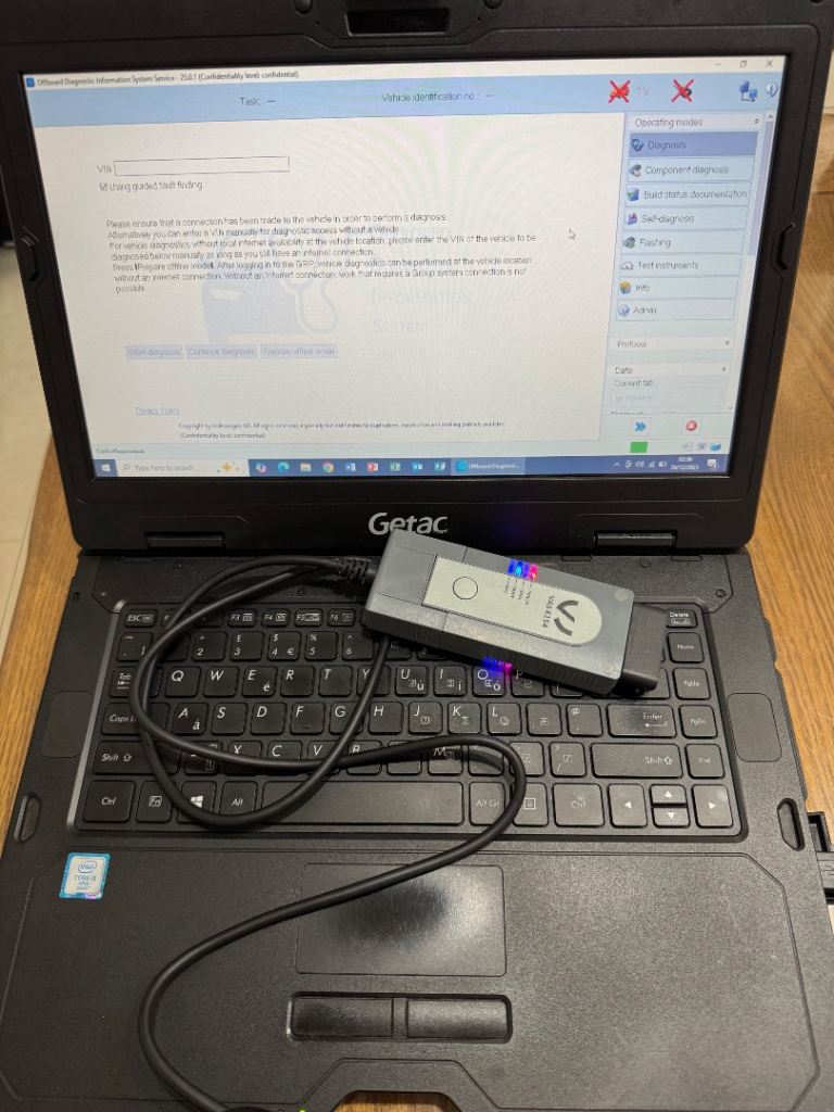 ODIS S25 Software with Laptop and VCI 