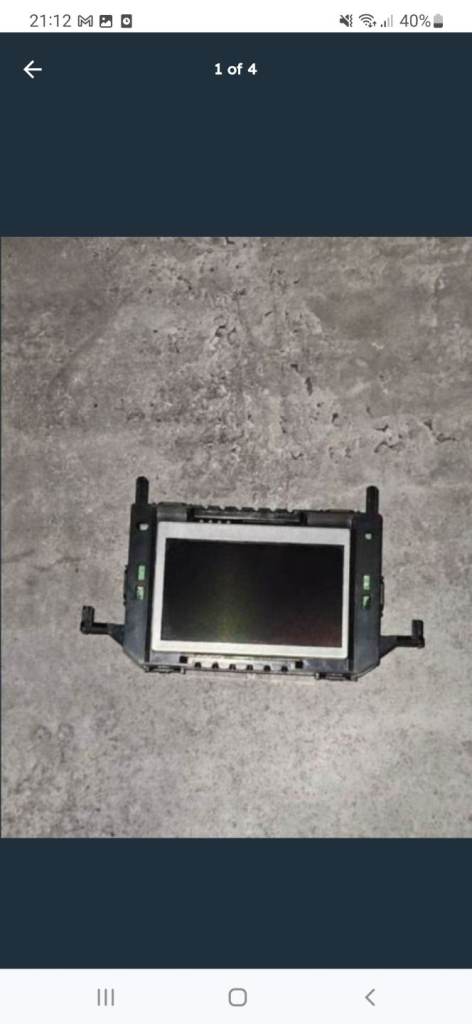 FORD FIESTA MK7.5 DISPLAY SCREEN