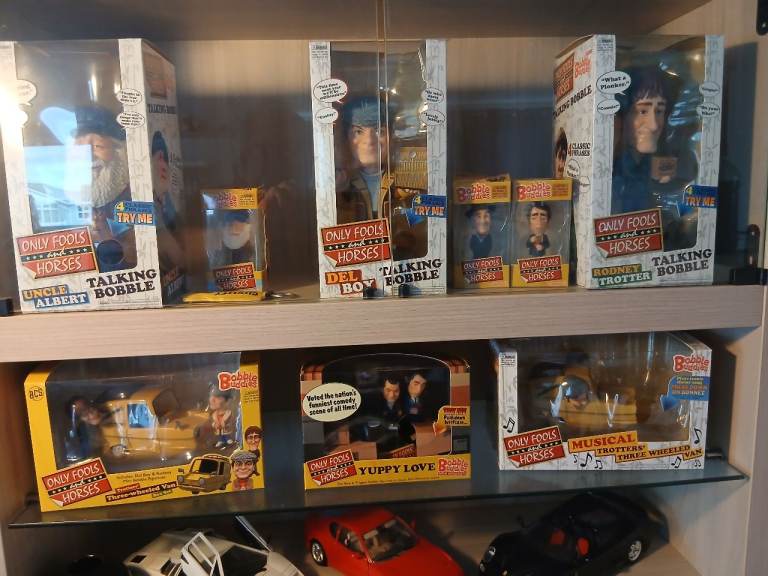 Only Fools and Horses Talking Bobble Heads & Musical Van - New in Box