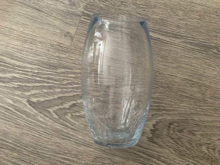 Gorgeous slant cut patterned vase