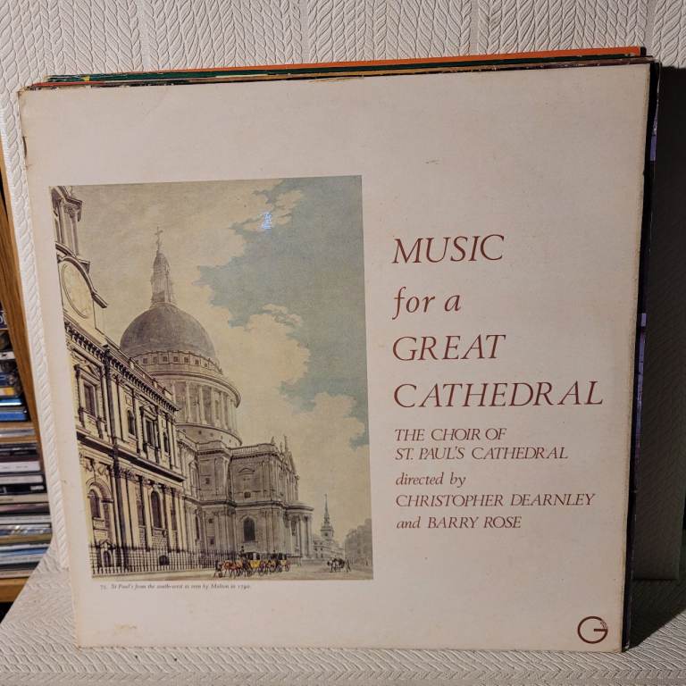 Music for a Great Cathedral Vinyl LP – St. Paul's Cathedral Choir. R2/4