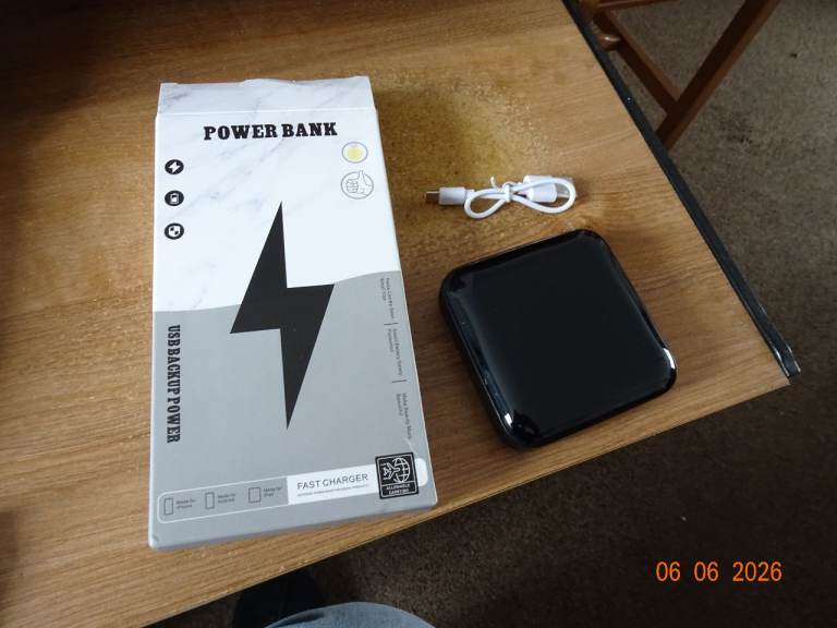USB backup power bank. New.