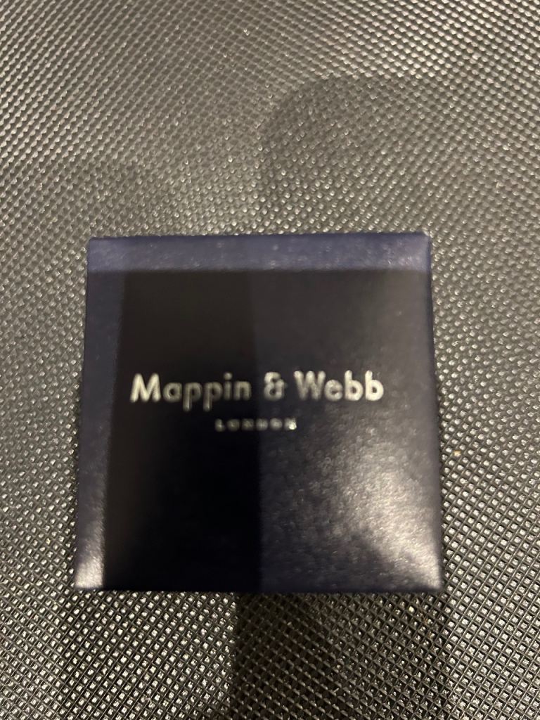 Small ladies 9 ct gold watch with three small emeralds & 2 diamonds