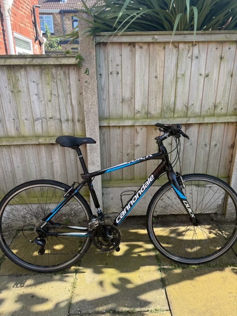 Cannondale Quick Hybrid Bike - Black and Blue, Good Condition