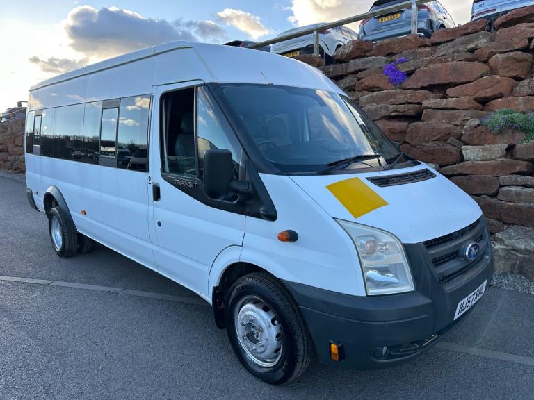 2007 Ford Transit Medium Roof 17 Seater TDCi 140ps LOW MILES TIDY MINIBUS NO VAT CHEAP BUS  Minib...