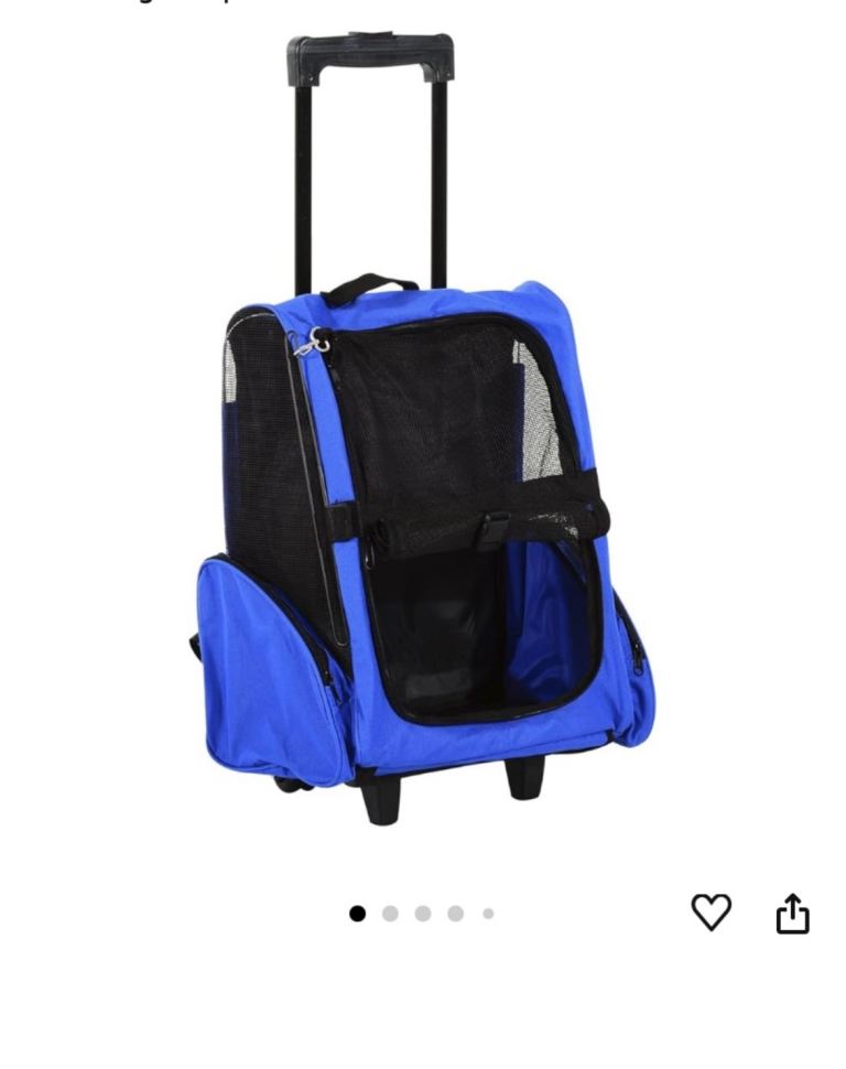 Pet carrier rucksack 