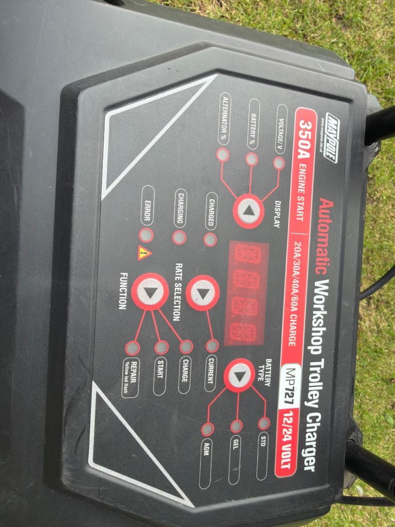 12v 24v automatic workshop charger 