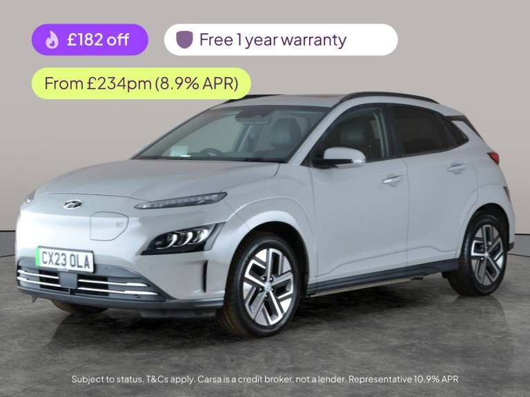 2023 Hyundai KONA 64kWh Ultimate SUV 5dr Electric Auto (10.5kW Charger) (204 ps) - BLACK ROOF Suv...