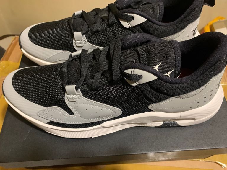 Nike Jordan Air Cadence Black/ Sail-Lt Smoke Grey-Dk Smoke Grey Size 10