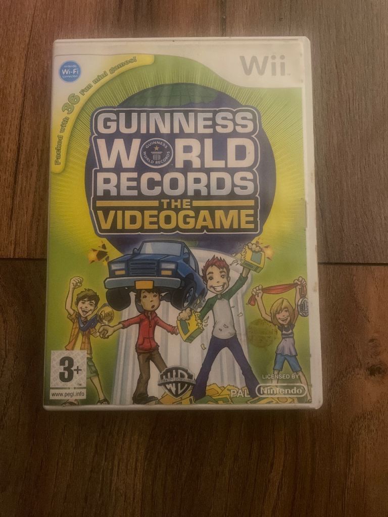 Wii Guinness world records game 
