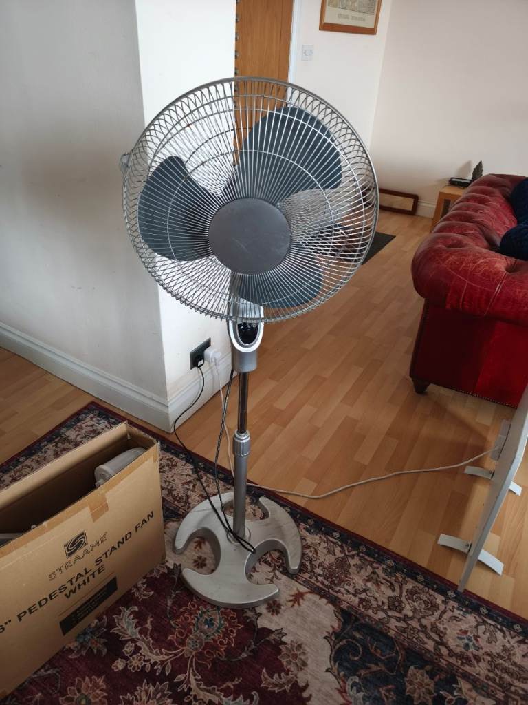 Upright floor fans