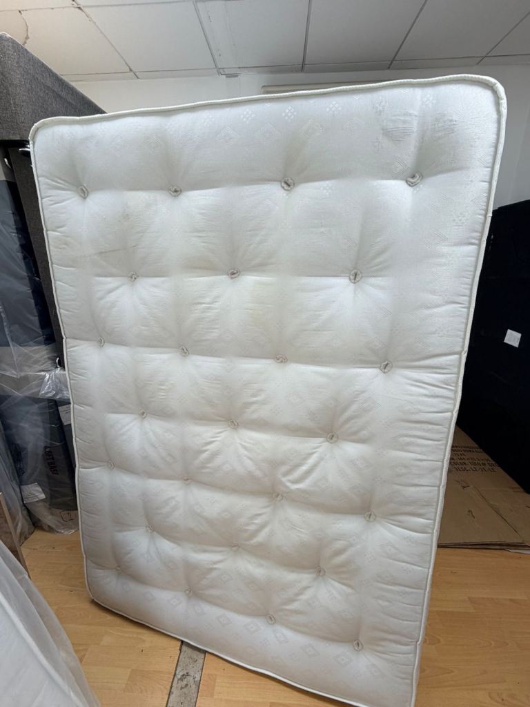 Double Devan Bed with matching headboard & mattress (used)