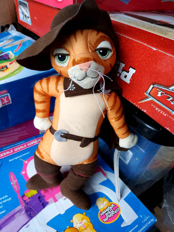 image for Puss in boots soft toy with sounds