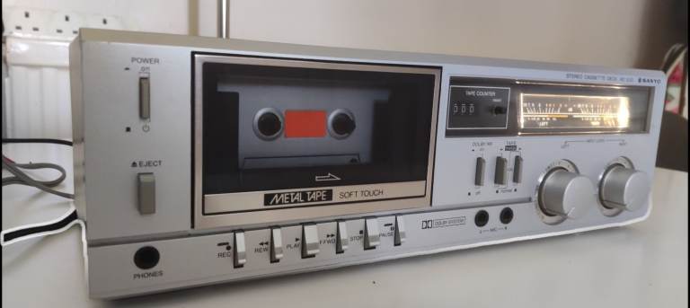 Sanyo RD S20 Stereo Cassette Deck – Good Condition