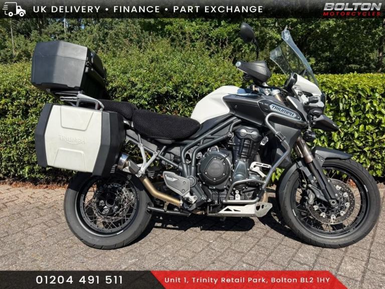 Triumph Explorer 1200 Motorcycle White