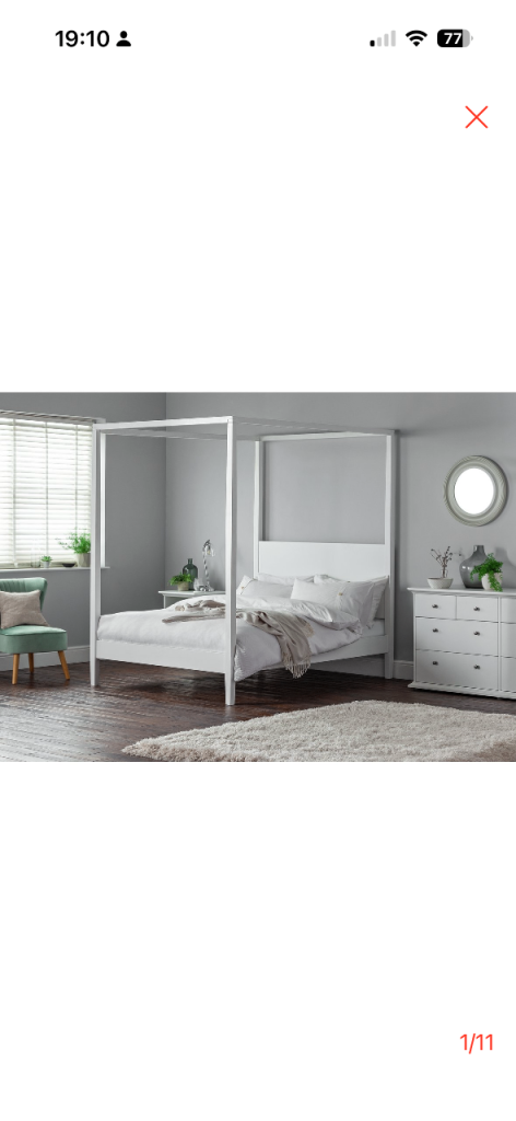 Habitat four poster double bed