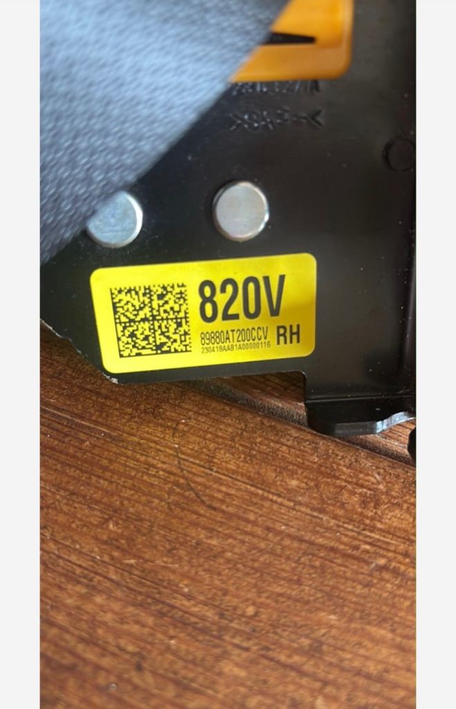 Kia set belt assembley