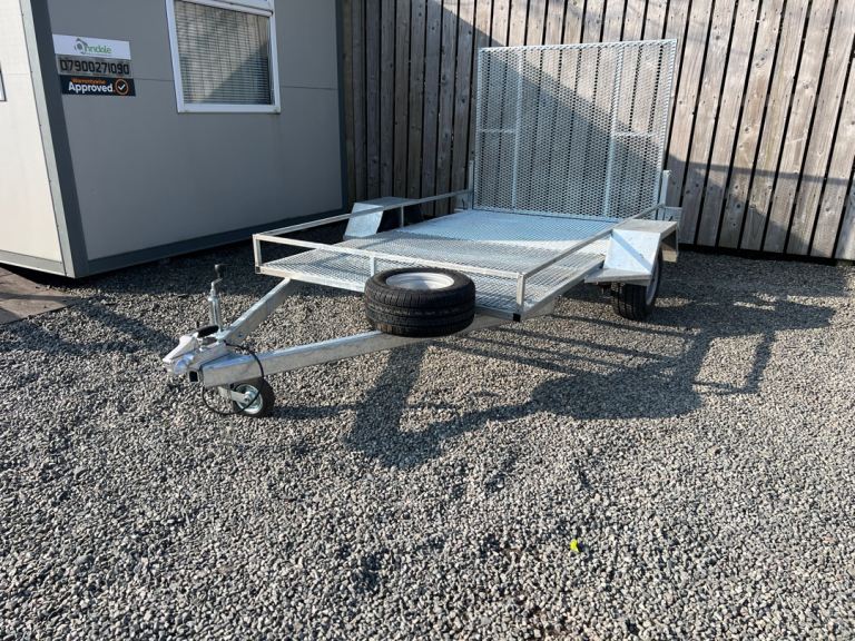 8ft x 5ft Low Ride Transporter Trailer for Golf Buggy, Quad, Ride on Mower etc