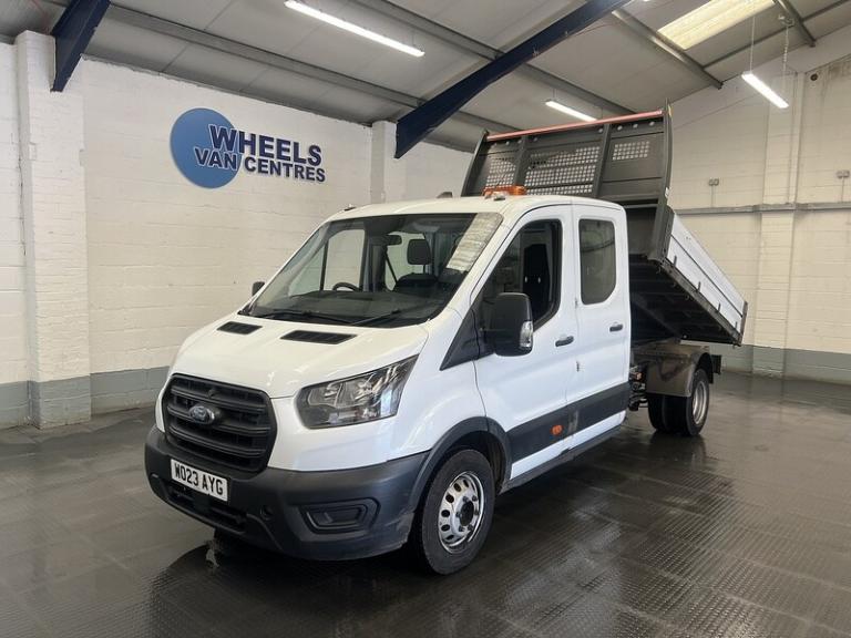 2023 Ford Transit 2.0 350 EcoBlue Leader Tipper Double Cab 4dr Diesel Manual RWD L3 Euro 6 (s Tip...