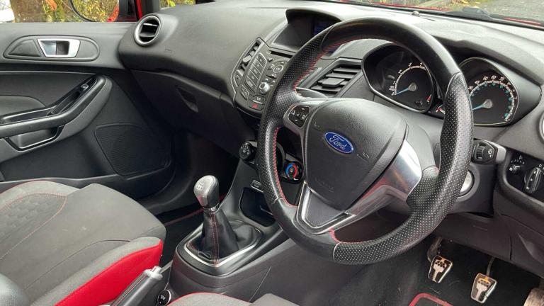  Ford Fiesta 1.0 EcoBoost 140 ST-Line Red 3dr Hatchback Petrol Manual