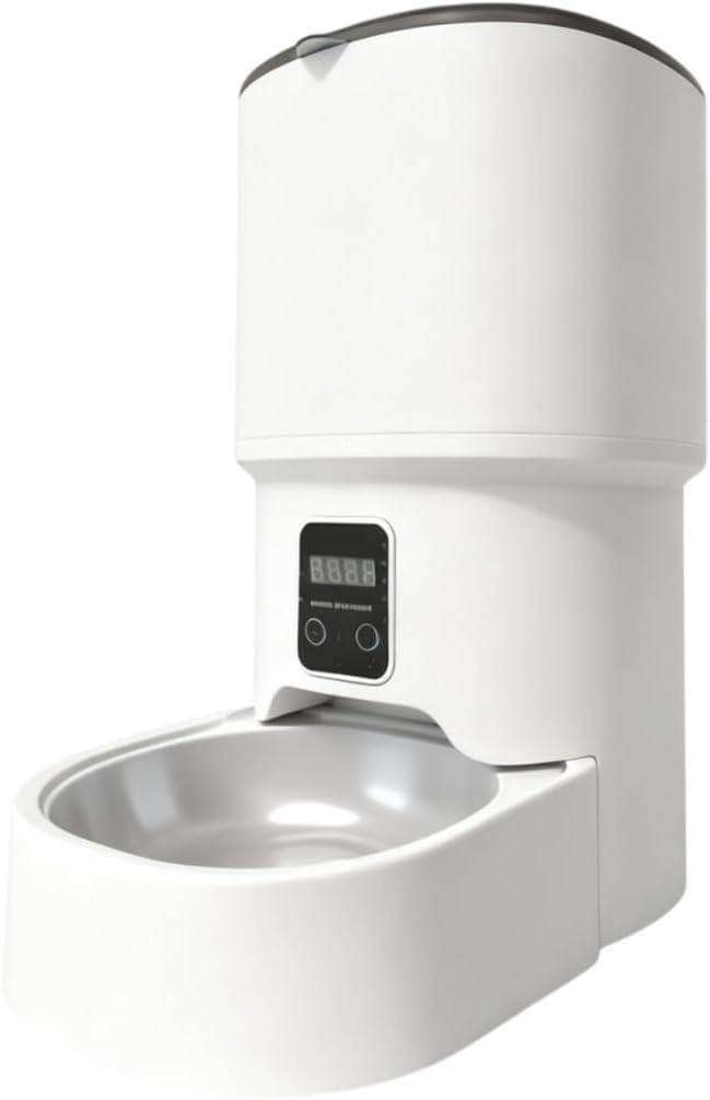 Salaarz 4L Automatic Pet Feeder - Digital Timer, Portion Control - For Cats & Small Dogs