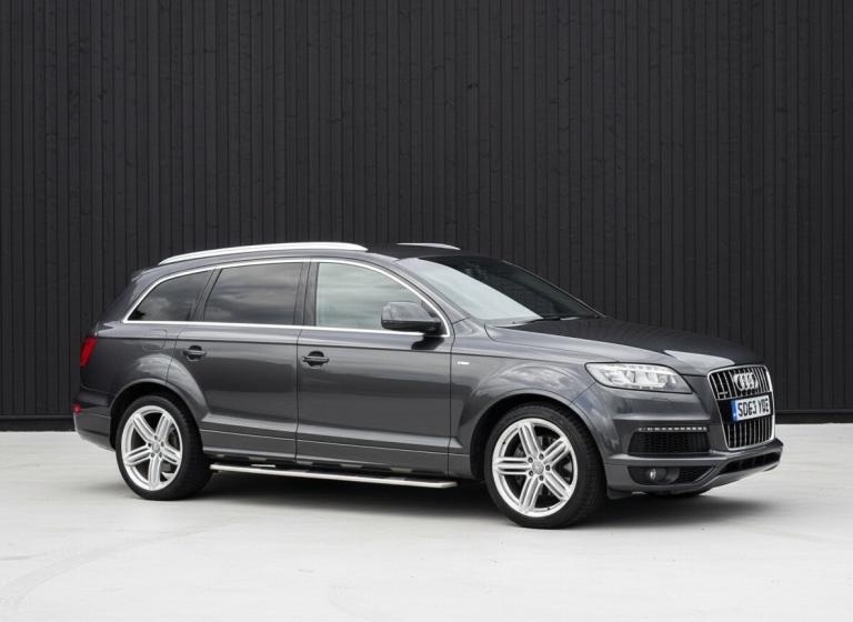 AUDI Q7 S LINE PLUS QUATTRO 3.0 TDI V6 DIESEL [7 SEATS] AUTO 4X4 2013 [63] GREY