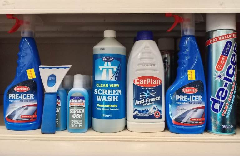 De-Icer / Screen Wash / Anti Freeze & Coolant / De-Icer Spray in stock