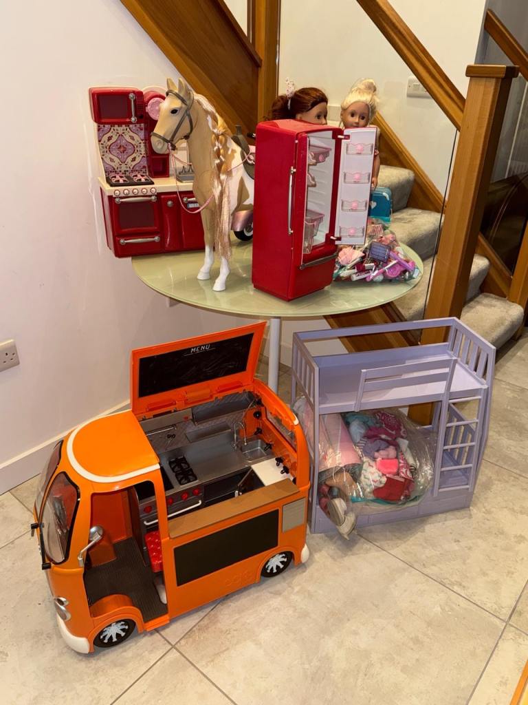 Our Generation Toys - lots & lots. 