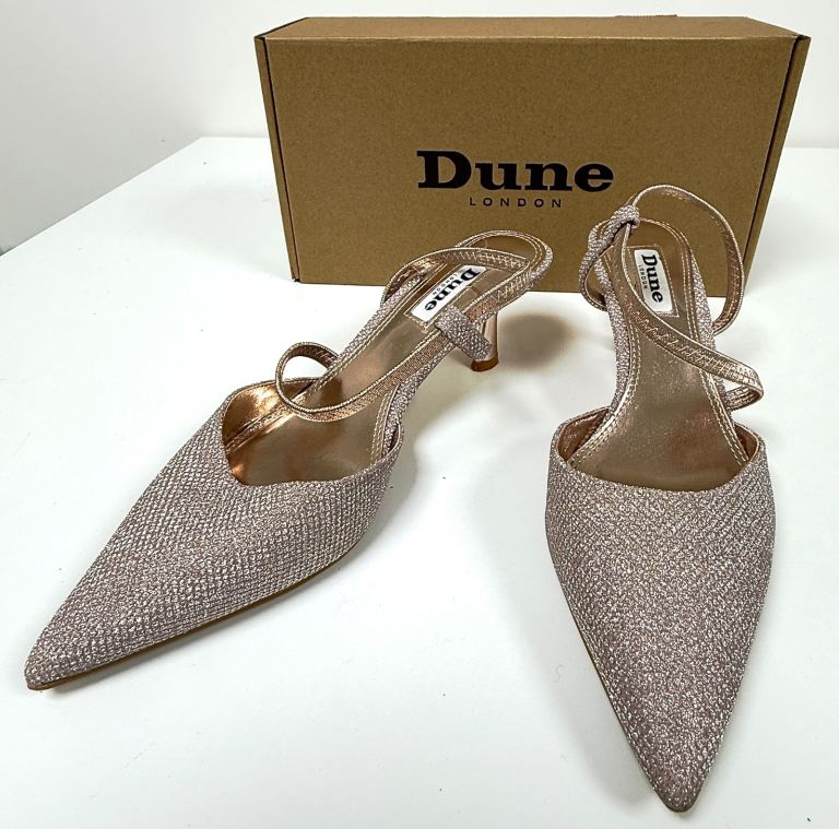 Dune kitten heel shoes