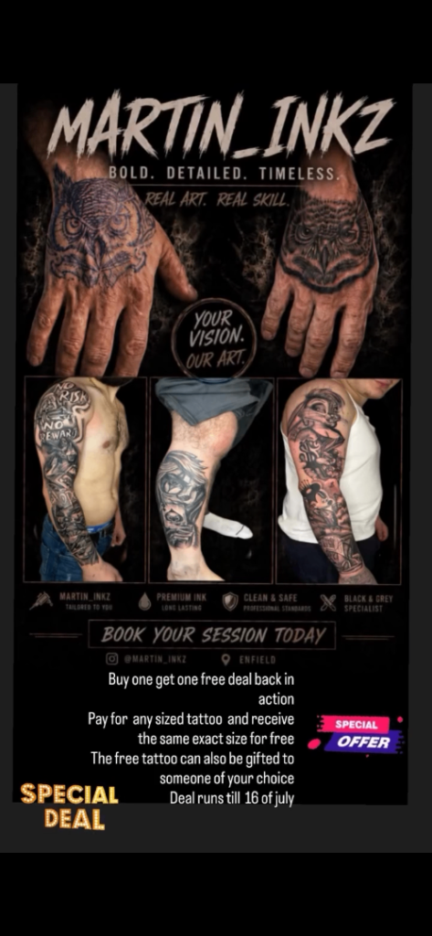 Tattoo artist 