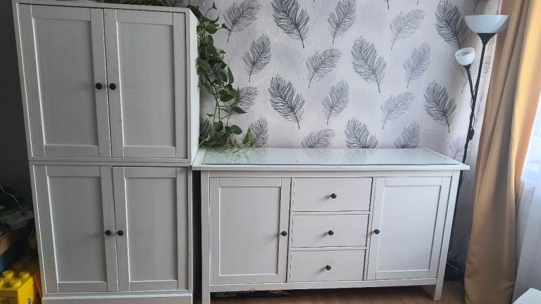 IKEA HEMNES sideboard and two cabinets