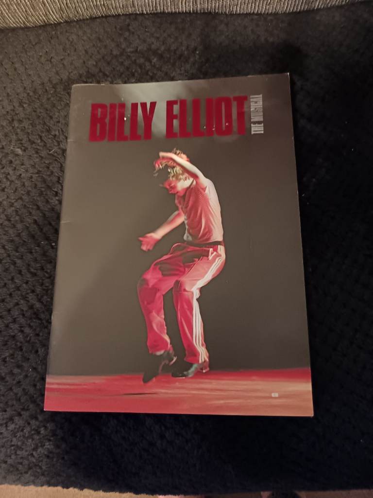 Billy Elliot programme for a Billy Elliot production