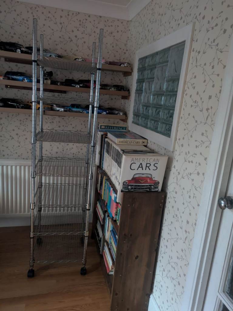 Stackable metal storage unit