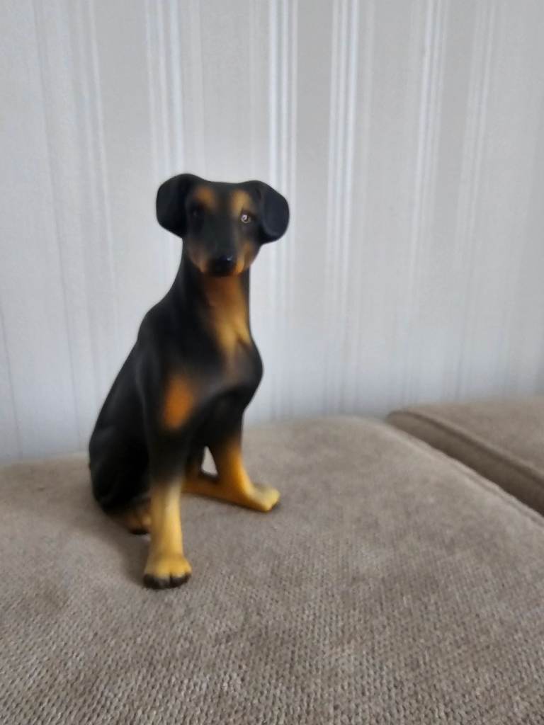 Doberman figurine
