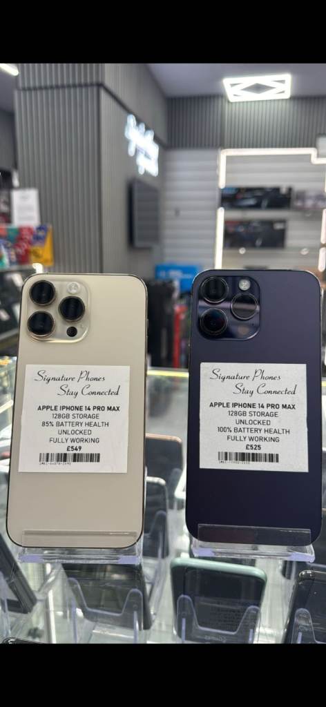 Iphone 14 pro max, 12 pro max, 11 pro max, 13 pro max, 15 pro max, 16 pro max all available