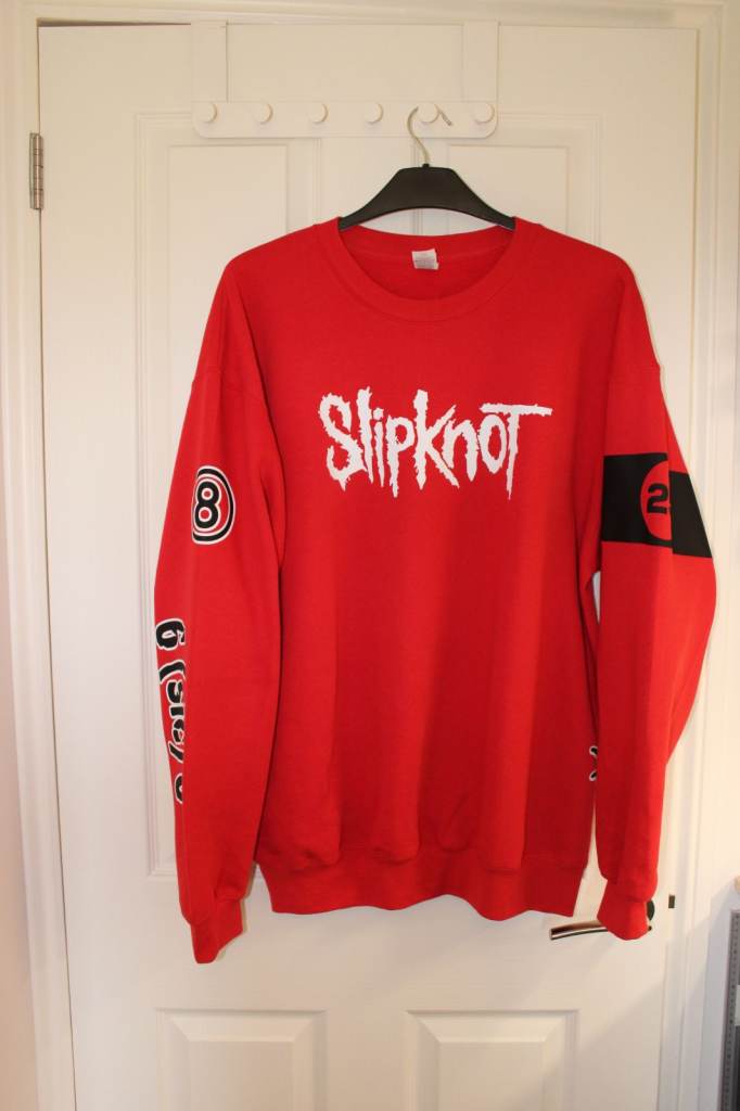 Slipknot Sweatshirt number 8 Corey Taylor unisex, for Concert, Festival & Gig Fans, Gift.