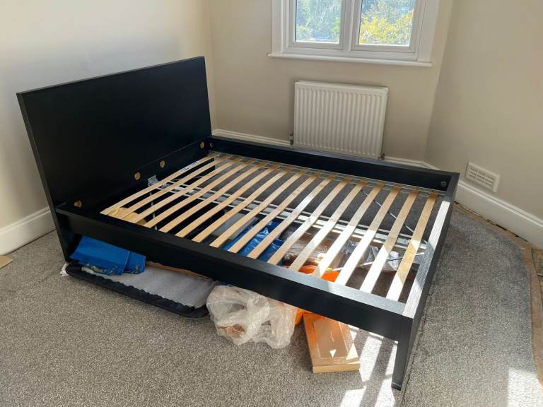 Malm IKEA Double Bed and Emma Original Mattress For Sale