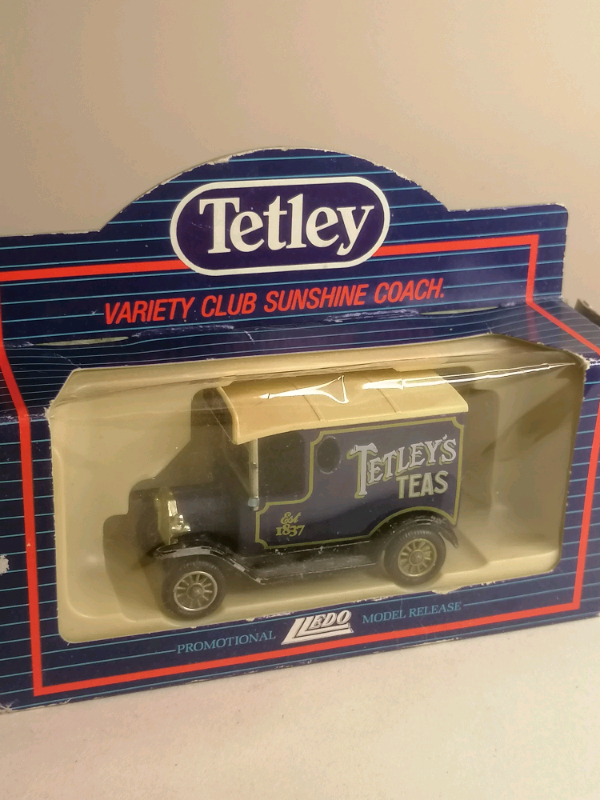 LLedo Promotional Model. Van with Tetley Tea Bags Livery. Boxed. 
