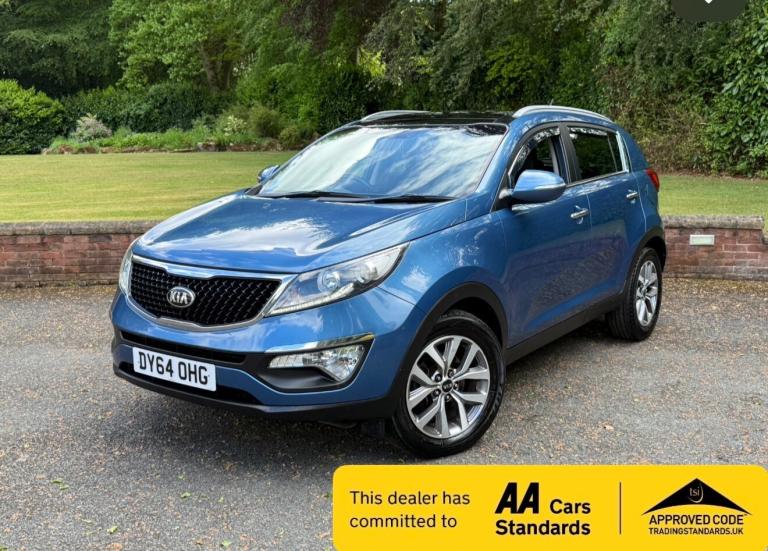 2014 Kia Sportage 1.7 CRDi ISG 2 5DR 96K (BLUE) F.S.H AA APPROVED  ESTATE Diesel Manual