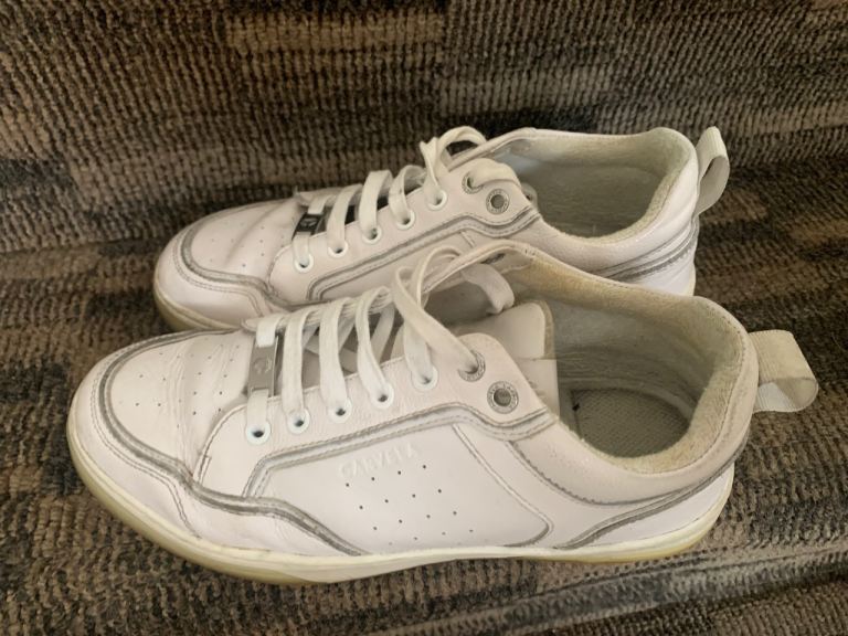 Carvela - Real Leather White Trainers (Size 7)