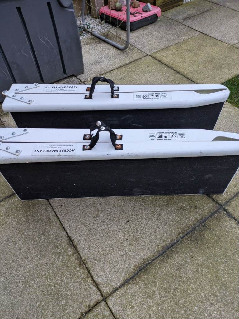 Portable split carbon fiber ramps 