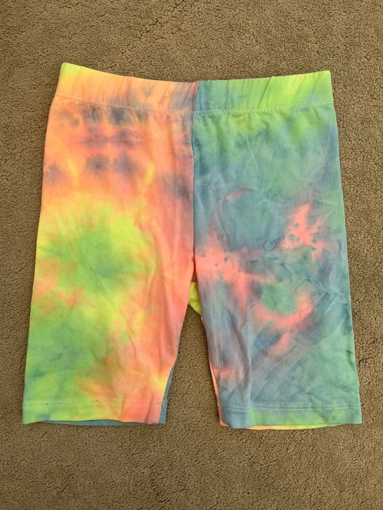 ‘Loevia’ Tye-Dye Neon Shorts, Children’s, Age 6 Years
