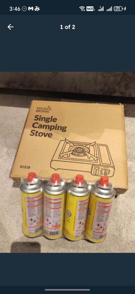 Camp Stove (Unused and unopened)