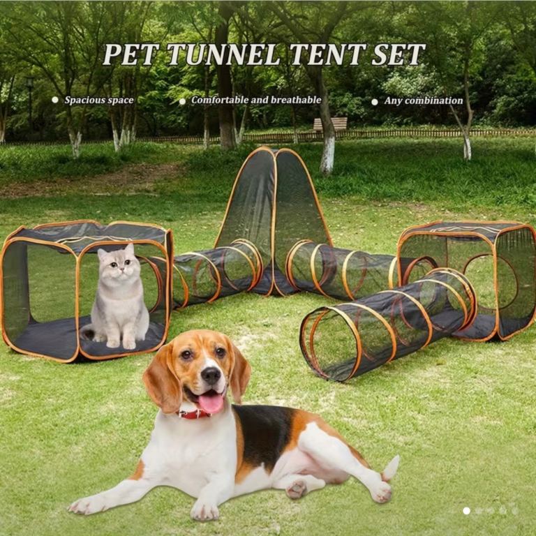 Cat Play Tunnel & Tent Set