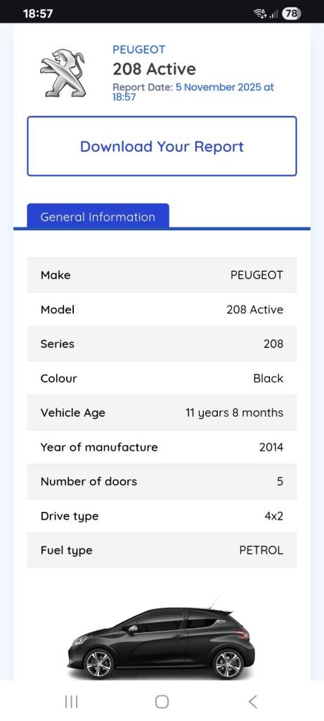 Peugeot, 208, Hatchback, 2014, Manual, 1199 (cc), 5 doors
