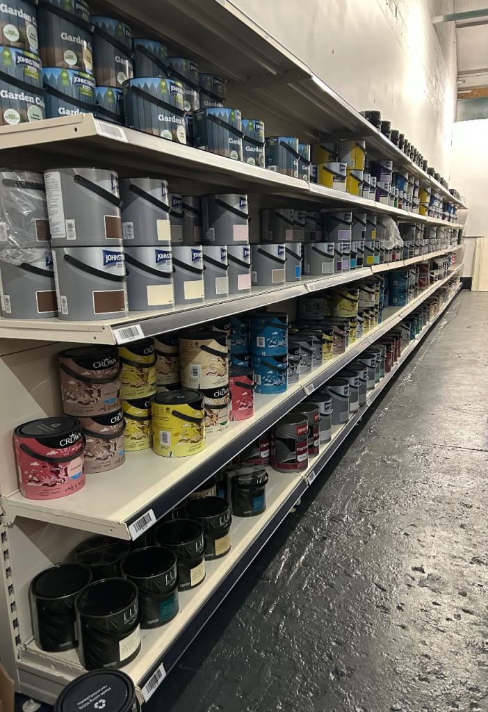 Retail Shop Shelving Bays - 6 shelves per bay - Jura/Cream - 1.2m wide for Wall & Gondola