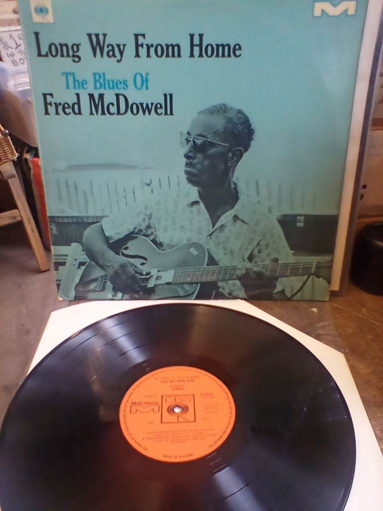Long Way From Home,. The Blues Of Fred McDowell,. Vinyl album,. 